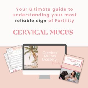 Learn to understand your cervical mucus from Fertility Coach Hannah at The Body Bluprint.